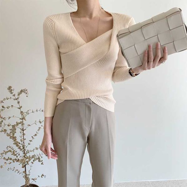 autumn winter chic v-neck solid pullover sweaters women jumpers basic knitwear female knitting 210529, White
autumn winter chic v-neck solid pullover sweaters women jumpers basic knitwear female knitting 210529, White