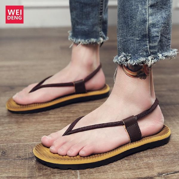 slippers weideng casual outdoor flip flop beach sandals men shoes light non slip wear resistant soft sole breathable platform, Black
slippers weideng casual outdoor flip flop beach sandals men shoes light non slip wear resistant soft sole breathable platform, Black