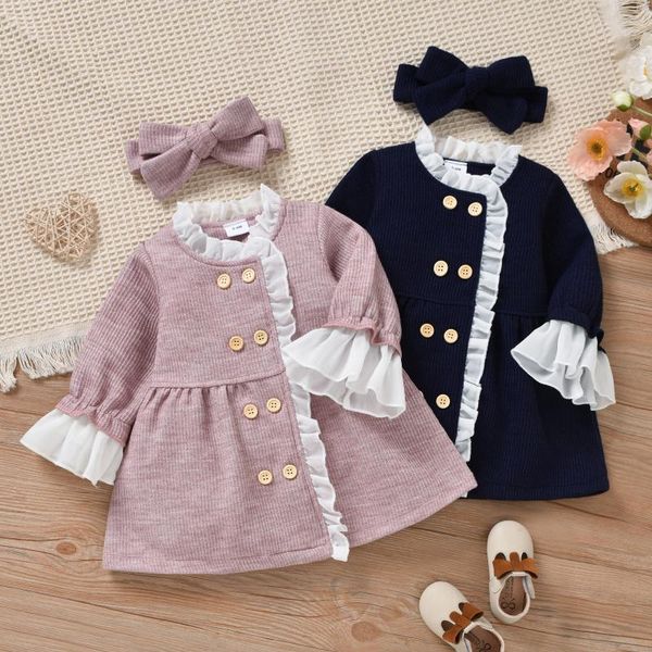 girl's dresses toddler baby girl autumn winter dress long sleeve round neck double breasted a-line princess + bow headband, Red;yellow
girl's dresses toddler baby girl autumn winter dress long sleeve round neck double breasted a-line princess + bow headband, Red;yellow