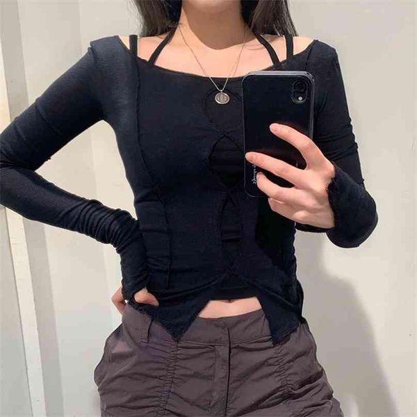 purple women long sleeve shirts hollow out slit hem autumn streetwear slim cotton ladies casual patchwork 210607, White
purple women long sleeve shirts hollow out slit hem autumn streetwear slim cotton ladies casual patchwork 210607, White