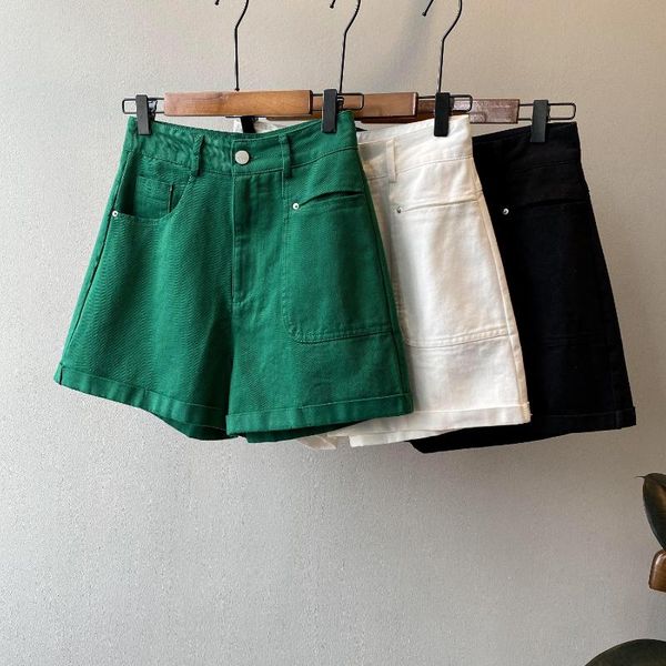 women's shorts yeeloca green casual 2021 summer loose high waist trousers fashion sports cool pants, White;black
women's shorts yeeloca green casual 2021 summer loose high waist trousers fashion sports cool pants, White;black