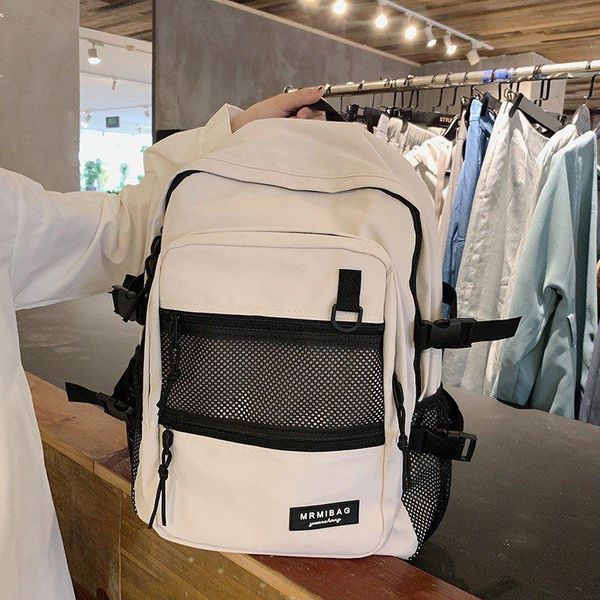 durable nylon backpack with net pocket solid preppy style high capacity camping frog ornament rucksack
durable nylon backpack with net pocket solid preppy style high capacity camping frog ornament rucksack