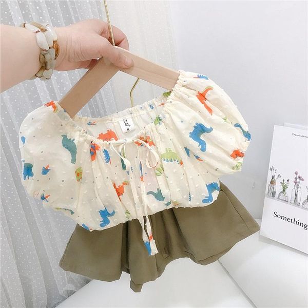 clothing sets 2021 summer short sleeve floral print blouse + casual loose pants children's girls kids 2pcs suits, White
clothing sets 2021 summer short sleeve floral print blouse + casual loose pants children's girls kids 2pcs suits, White
