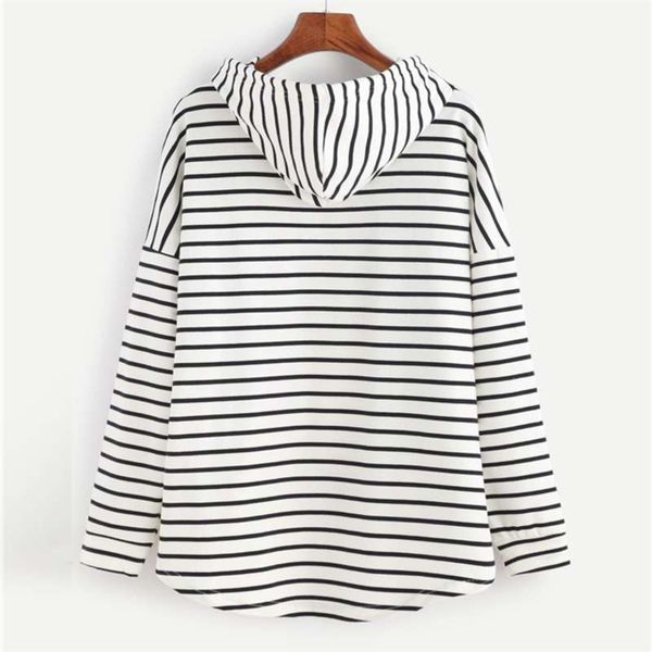 zogaa fashion women hoodies ladies stripe printed sweatshirts casual streetwear loose plus size womens hooded pullover 210928, Black
zogaa fashion women hoodies ladies stripe printed sweatshirts casual streetwear loose plus size womens hooded pullover 210928, Black