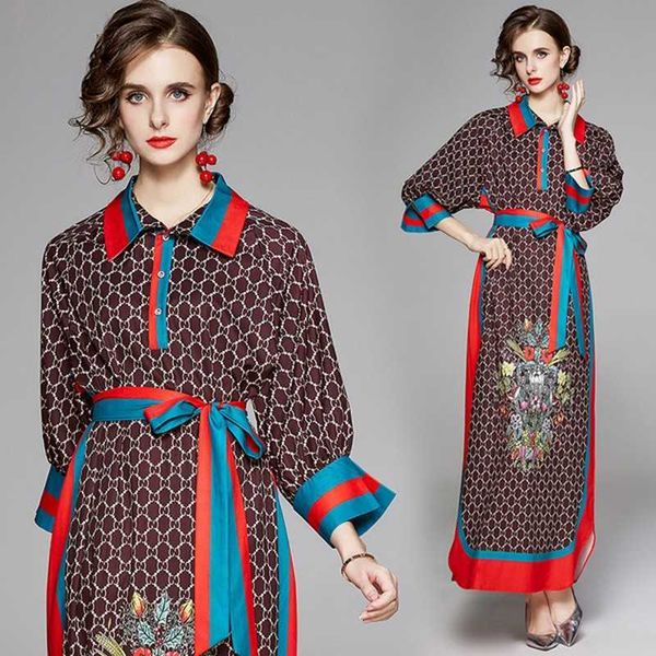 autumn fashion casual women print vintage dres turn-down collar long sleeve high waist 210531, Black;gray
autumn fashion casual women print vintage dres turn-down collar long sleeve high waist 210531, Black;gray