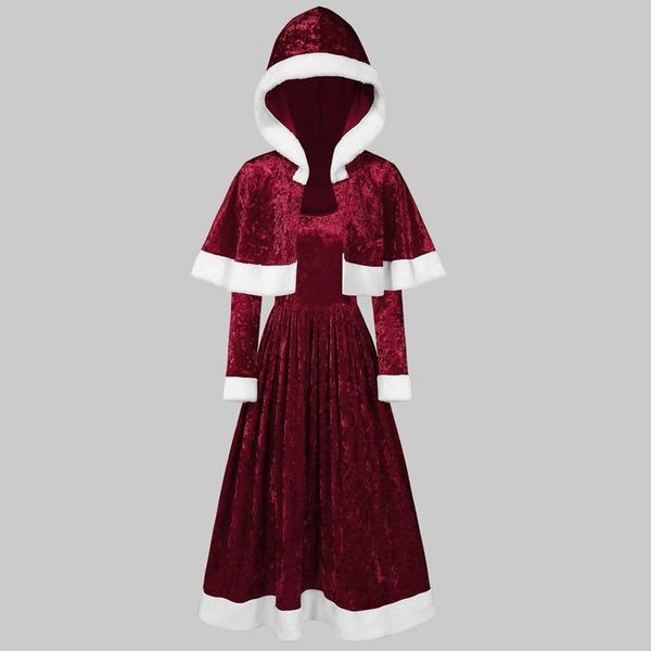 casual dresses christmas dress and hooded cape costume xmas red clothing women party clothes sukienki damskie, Black;gray
casual dresses christmas dress and hooded cape costume xmas red clothing women party clothes sukienki damskie, Black;gray