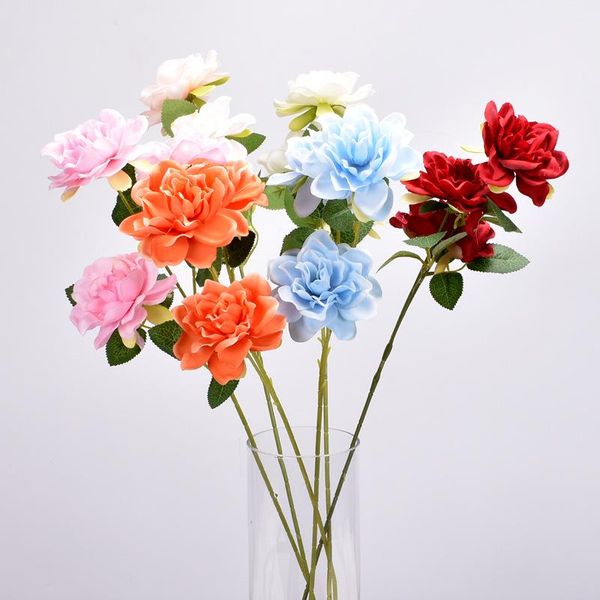 bouquet 3 heads artificial flowers simulation silk fake gardenia flower flores for wedding home garden decoration decorative & wreaths
bouquet 3 heads artificial flowers simulation silk fake gardenia flower flores for wedding home garden decoration decorative & wreaths