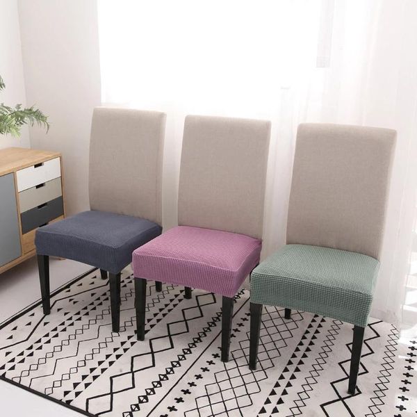 chair covers 2021 solid jacquard seat elastic for wedding dining room office banquet housse de chaise cover
chair covers 2021 solid jacquard seat elastic for wedding dining room office banquet housse de chaise cover