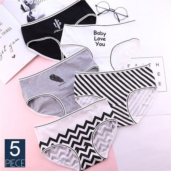 women's panties cotton female underpants for women underwear stripe pantys girl briefs lingerie 5pcs/set wholesale panty, Black;pink
women's panties cotton female underpants for women underwear stripe pantys girl briefs lingerie 5pcs/set wholesale panty, Black;pink