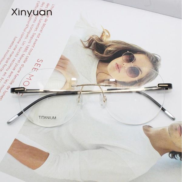 fashion sunglasses frames 16060 men's titanium glasses frame ultralight round clear classic business eyeglass male optical, Black
fashion sunglasses frames 16060 men's titanium glasses frame ultralight round clear classic business eyeglass male optical, Black
