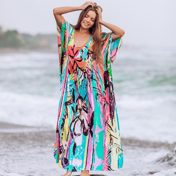 women's swimwear wind elastic waist rayon loose dress robe beach coat sunscreen bikini blouse swimsuit, White;black
women's swimwear wind elastic waist rayon loose dress robe beach coat sunscreen bikini blouse swimsuit, White;black