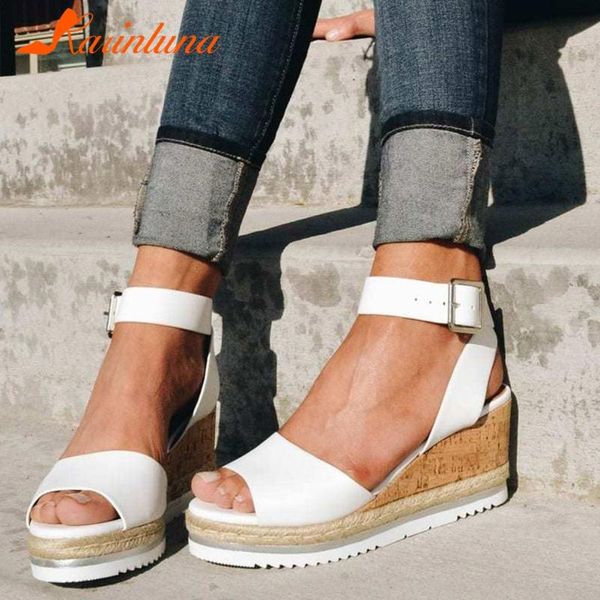 karin 2021 arrivals wedge high heels summer sandals woman shoes platform buckle strap concise lady pumps, Black
karin 2021 arrivals wedge high heels summer sandals woman shoes platform buckle strap concise lady pumps, Black