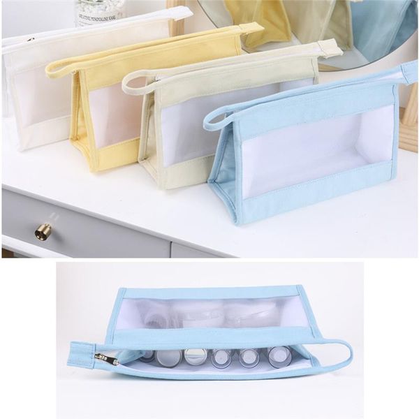 style makeup bag waterproof cosmetic bags travel toiletry case transparent portable and simple women's daily zipper solid & cases
style makeup bag waterproof cosmetic bags travel toiletry case transparent portable and simple women's daily zipper solid & cases