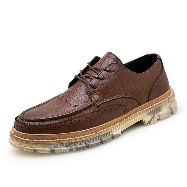 spring men's small leather sho busins drs fashion low casual british, Black
spring men's small leather sho busins drs fashion low casual british, Black