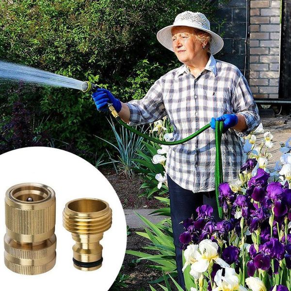 watering equipments two sizes garden hose quick connect brass connectors connector water fitting p8v0
watering equipments two sizes garden hose quick connect brass connectors connector water fitting p8v0