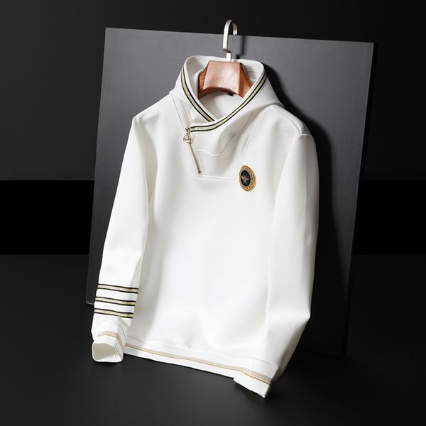 light luxury sweater 2021 autumn casual little bee personalized fashion men's long sved shirt, Black
light luxury sweater 2021 autumn casual little bee personalized fashion men's long sved shirt, Black