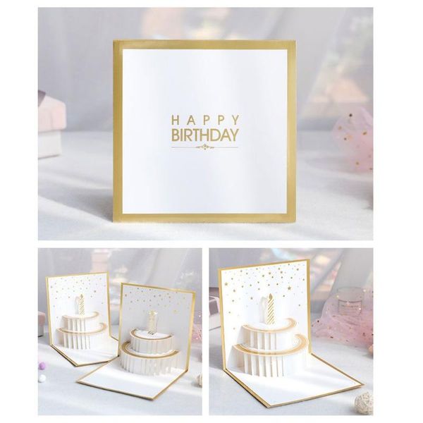 greeting cards heighten the atmosphere golden cake decorate suit 3d -up card birthday gifts
greeting cards heighten the atmosphere golden cake decorate suit 3d -up card birthday gifts
