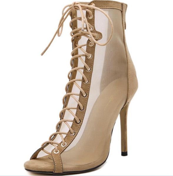 gladiator women sandals peep toe hollow out buckle lace up pumps woman boot black for autumn size 35-40
gladiator women sandals peep toe hollow out buckle lace up pumps woman boot black for autumn size 35-40