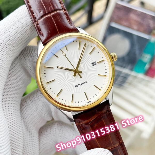 wristwatches business men geometric leather wristwatch stainless steel automatic mechanical sport watches male clock waterproof 40mm, Slivery;brown
wristwatches business men geometric leather wristwatch stainless steel automatic mechanical sport watches male clock waterproof 40mm, Slivery;brown