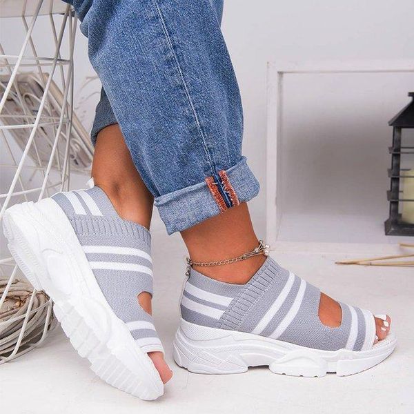 women breathable comfy sandals 2021 fashion ladies summer platform shoes plus size slip on flat casual female, Black
women breathable comfy sandals 2021 fashion ladies summer platform shoes plus size slip on flat casual female, Black