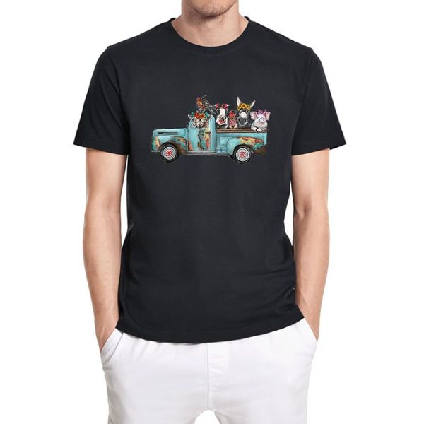 men's t-shirts farm animals cowhide and sunflower truck animal life vintage t-shirt women's short sleeve loose eu size tee, White;black
men's t-shirts farm animals cowhide and sunflower truck animal life vintage t-shirt women's short sleeve loose eu size tee, White;black
