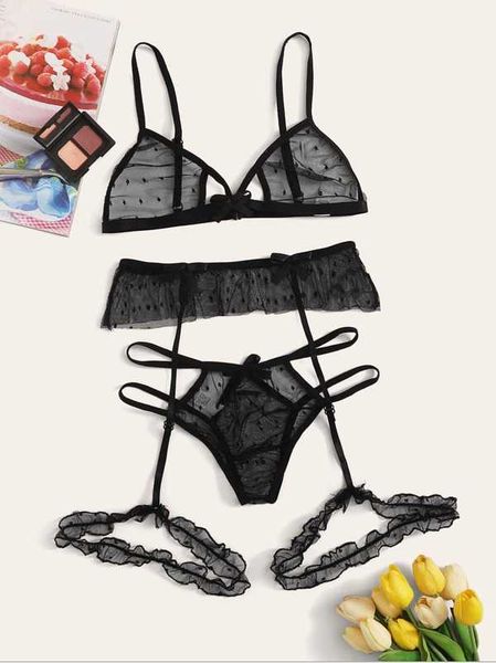 role play underwear temptation custom lace mesh three-point suit underwear 211203, Black;white
role play underwear temptation custom lace mesh three-point suit underwear 211203, Black;white