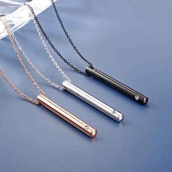pendant necklaces minimalist necklace stainless steel perfume chain summer fashion party jewelry gifts accessories, Silver
pendant necklaces minimalist necklace stainless steel perfume chain summer fashion party jewelry gifts accessories, Silver