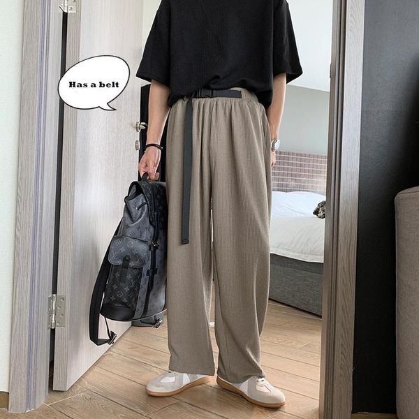 men's pants 2021 korean streetwear casual straight spring summer hip hop fashion ice silk trousers kpop couple clothes men women, Black
men's pants 2021 korean streetwear casual straight spring summer hip hop fashion ice silk trousers kpop couple clothes men women, Black