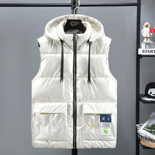 men's vests korean men autumn and winter trend down cotton vest with large warm shoulder thickened double coats man, Black;white
men's vests korean men autumn and winter trend down cotton vest with large warm shoulder thickened double coats man, Black;white