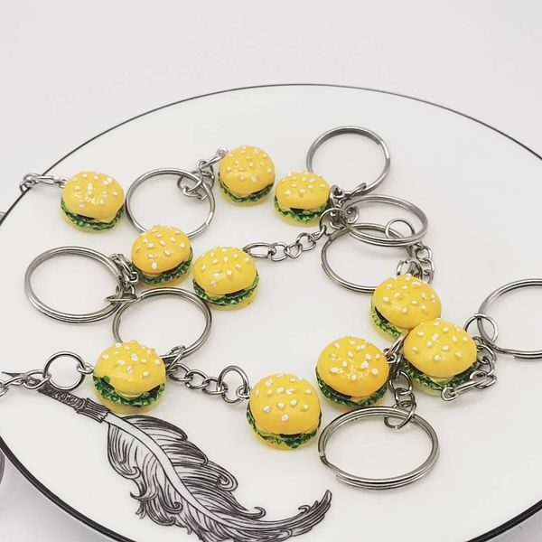 2021 fashion keychain creative 1.5cm mini hamburger key ring resin pendant simulation food gift, Silver
2021 fashion keychain creative 1.5cm mini hamburger key ring resin pendant simulation food gift, Silver