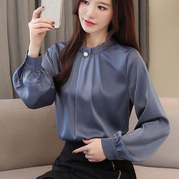 women's blouses & shirts chiffon long-sleeved women autumn 2021 womens and plus size clothing a020, White
women's blouses & shirts chiffon long-sleeved women autumn 2021 womens and plus size clothing a020, White