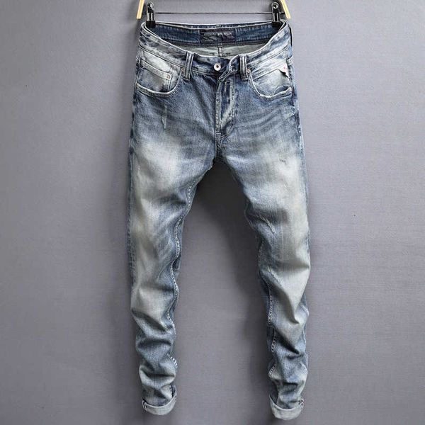 men's jeans italian style fashion retro light blue slim fit ripped men denim pants vintage designer homme zfds u95x
men's jeans italian style fashion retro light blue slim fit ripped men denim pants vintage designer homme zfds u95x