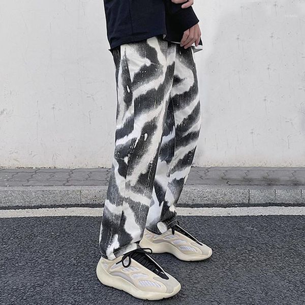 men's jeans tie-dyed gradient print men 2021 hip hop drawstring pants baggy wide leg straight for women streetwear trousers, Blue
men's jeans tie-dyed gradient print men 2021 hip hop drawstring pants baggy wide leg straight for women streetwear trousers, Blue