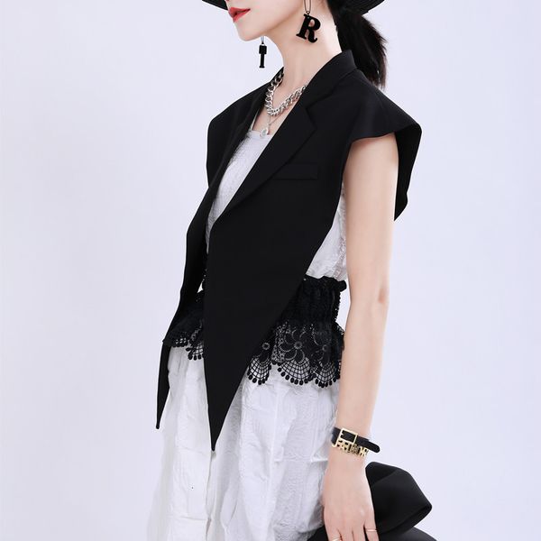women's vests eam women loose fit khaki black brief irregular split joint vest lapel sleeveless fashion tide spring summer 1u527 6c5e, Black;white
women's vests eam women loose fit khaki black brief irregular split joint vest lapel sleeveless fashion tide spring summer 1u527 6c5e, Black;white