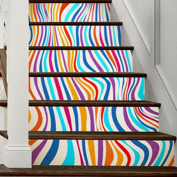 wallpapers fashion colorful striped wallpaper self adhesive wall murals pvc living room stairs sticker home decoration
wallpapers fashion colorful striped wallpaper self adhesive wall murals pvc living room stairs sticker home decoration