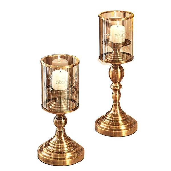 nordic retro windproof glass candlestick luxury metal romantic candleholder for western table restaurant home decoration candle holders
nordic retro windproof glass candlestick luxury metal romantic candleholder for western table restaurant home decoration candle holders