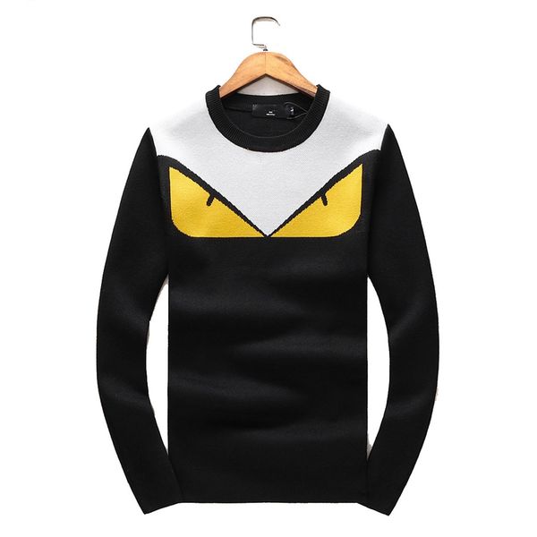 high 21ss autumn quality mens sweater embroidery long sleeve men women hoodie streetwear knitted letter pullover designer slim sport fashion, White;black
high 21ss autumn quality mens sweater embroidery long sleeve men women hoodie streetwear knitted letter pullover designer slim sport fashion, White;black