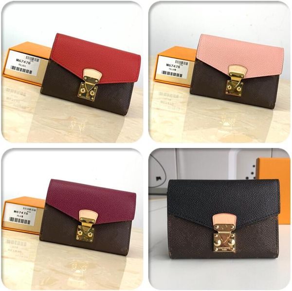 pjunlg5568 designer women leather short wallet slim male purses money clip credit card dollar luxury wallets with box m67478, Red;black
pjunlg5568 designer women leather short wallet slim male purses money clip credit card dollar luxury wallets with box m67478, Red;black