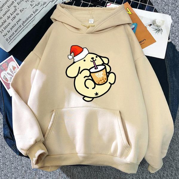 women's hoodies & sweatshirts boba tea woofa hoodie cute dog hooded sweatshirt harajuku pink lovely kawaii casual hoody o-neck, Black
women's hoodies & sweatshirts boba tea woofa hoodie cute dog hooded sweatshirt harajuku pink lovely kawaii casual hoody o-neck, Black