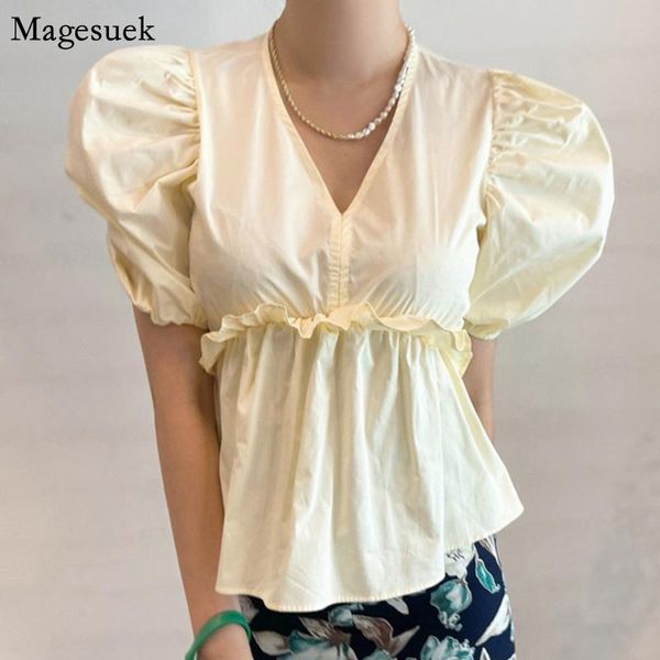 women's blouses & shirts 2021 summer puff short sleeve women shirt white casual v neck pleated girl fashion ruffles loose vintage blous
women's blouses & shirts 2021 summer puff short sleeve women shirt white casual v neck pleated girl fashion ruffles loose vintage blous
