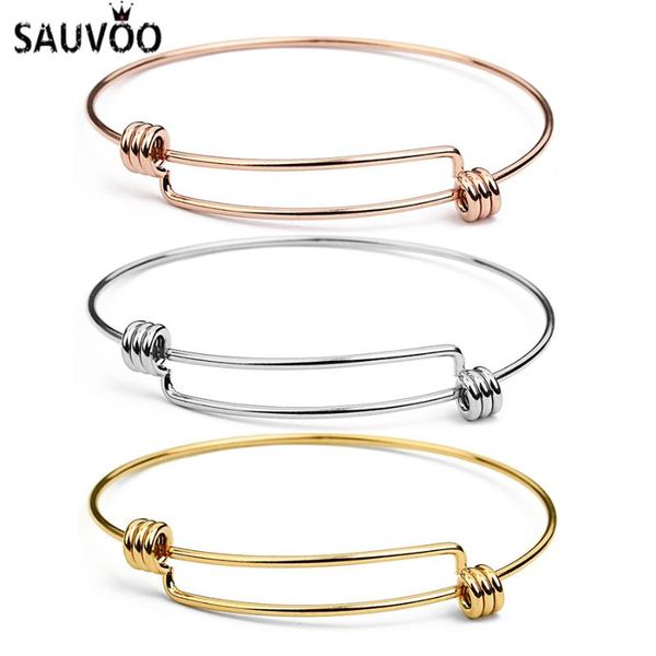 2pcs/lot stainless steel bracelet bangles for women gold rose color adjustable blank wire couple pulseiras bangle, Black
2pcs/lot stainless steel bracelet bangles for women gold rose color adjustable blank wire couple pulseiras bangle, Black