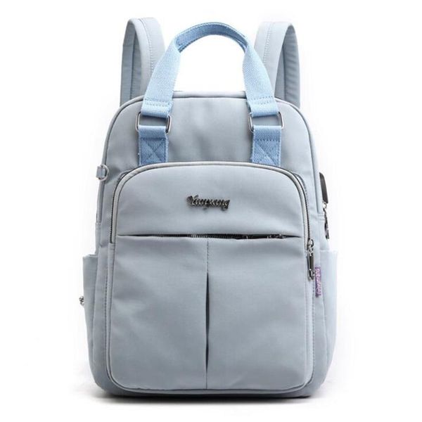 backpack trend lady usb charging nylon waterproof large capacity college wind leisure student bag travel
backpack trend lady usb charging nylon waterproof large capacity college wind leisure student bag travel