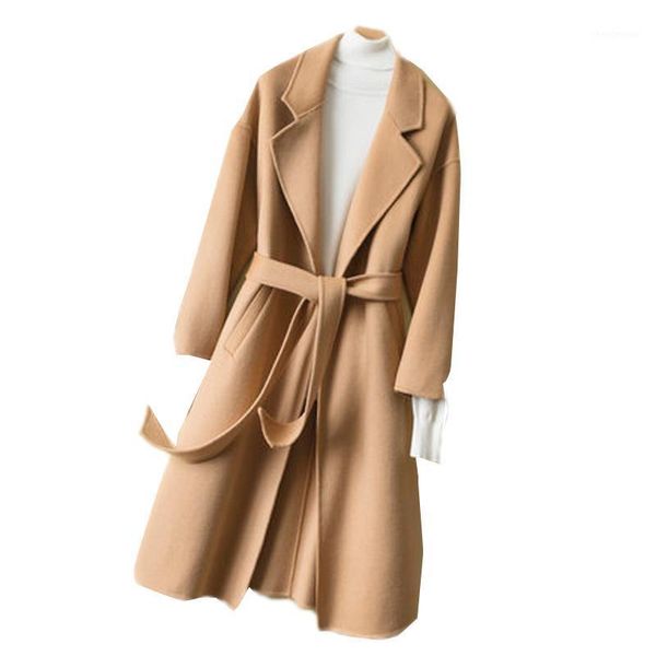 abrigos mujer invierno 2021 women wool coat long slim fashion jacket with belt female double sided overcoat manteau femmelx2559 women's, Black
abrigos mujer invierno 2021 women wool coat long slim fashion jacket with belt female double sided overcoat manteau femmelx2559 women's, Black