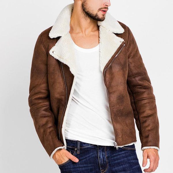 men's jackets zity 2021 men pu jacket coat winter fleece long sleeve man solid color casual streetwear zipper male clothing, Black;brown
men's jackets zity 2021 men pu jacket coat winter fleece long sleeve man solid color casual streetwear zipper male clothing, Black;brown