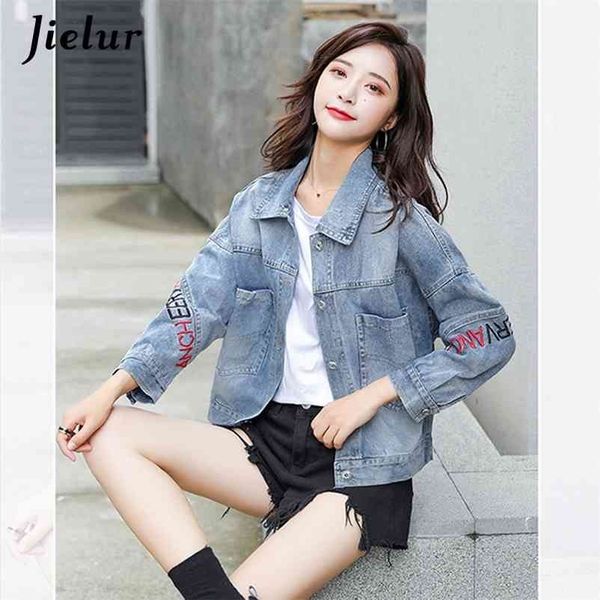 autumn jacket women embroidery hipster solid color pockets denim coat turn-down collar jeans button 210426, Black;brown
autumn jacket women embroidery hipster solid color pockets denim coat turn-down collar jeans button 210426, Black;brown