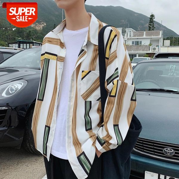 2019 spring men's stripe printing long sleeve cotton clothes coats brand fashion trend white/black color shirts big size -5xl #bk3u
2019 spring men's stripe printing long sleeve cotton clothes coats brand fashion trend white/black color shirts big size -5xl #bk3u