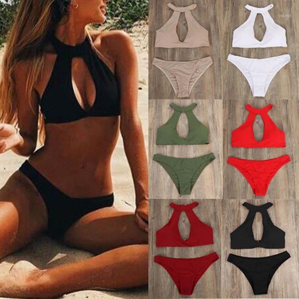set women lady swimsuit swimwear bikini solid color fashion for beach holiday ty66 women's, White;black
set women lady swimsuit swimwear bikini solid color fashion for beach holiday ty66 women's, White;black