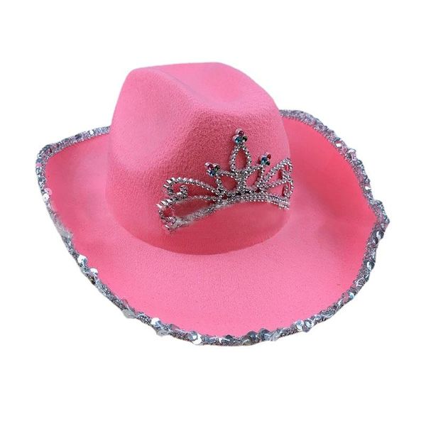 wide brim hats western wear decor bedazzles white pink cowboy hat women feather crystal beaded cowgirl summer outdoor sunhat cap with fur, Blue;gray
wide brim hats western wear decor bedazzles white pink cowboy hat women feather crystal beaded cowgirl summer outdoor sunhat cap with fur, Blue;gray