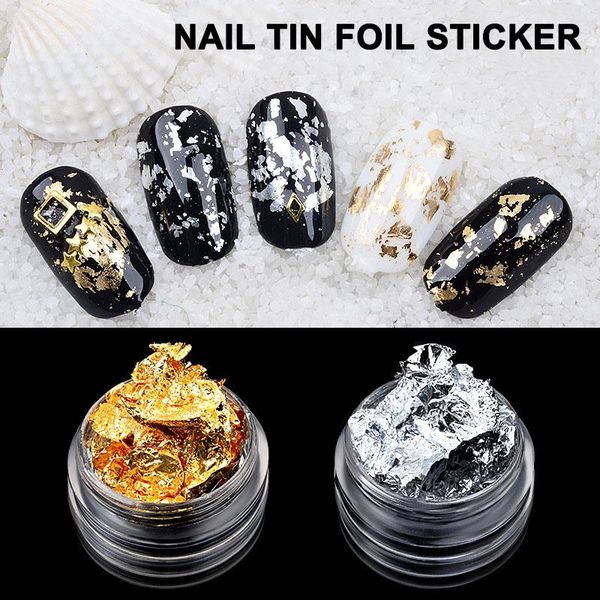 nail art decorations gold silver tin foil sticker 3d glitter diy manicure decoration tools exquisite -vl16, Silver;gold
nail art decorations gold silver tin foil sticker 3d glitter diy manicure decoration tools exquisite -vl16, Silver;gold