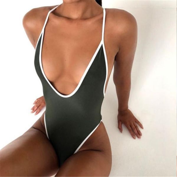 one-piece suits women's bandage swimwear monokini swimsuit army green bikini push up beachwear brazilian backless halter bathing suit
one-piece suits women's bandage swimwear monokini swimsuit army green bikini push up beachwear brazilian backless halter bathing suit